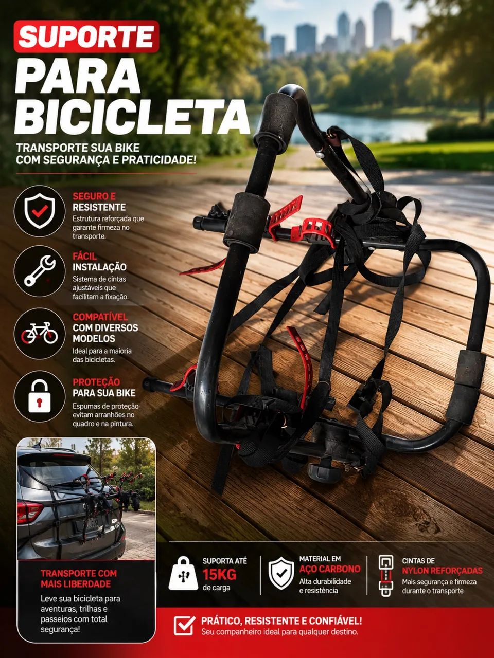 Suporte para bicicleta