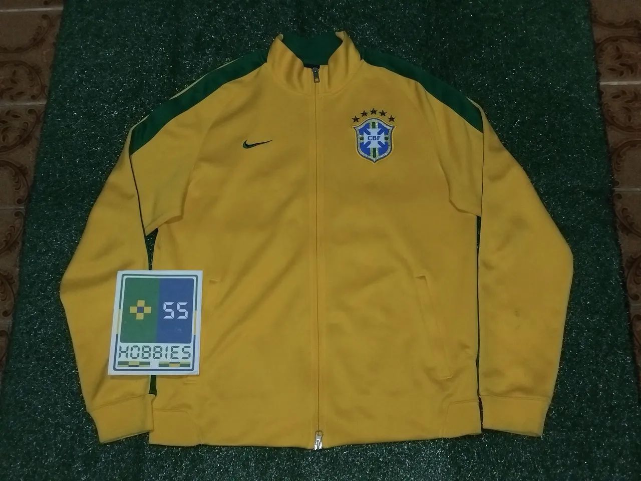 Jaqueta Brasil Seleção Brasileira N98 2014 Amarela