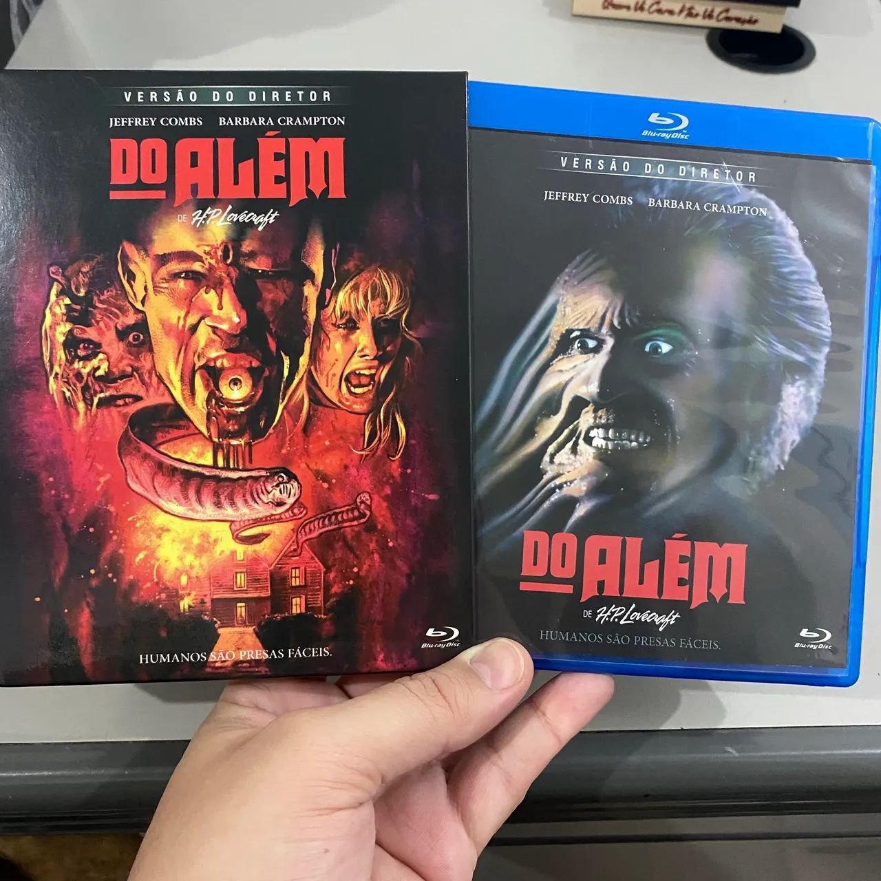 Blu-Ray Do Além - Luva, Card, CD + DVD - 2 Discos / Terror Stuart Gordon 1Films