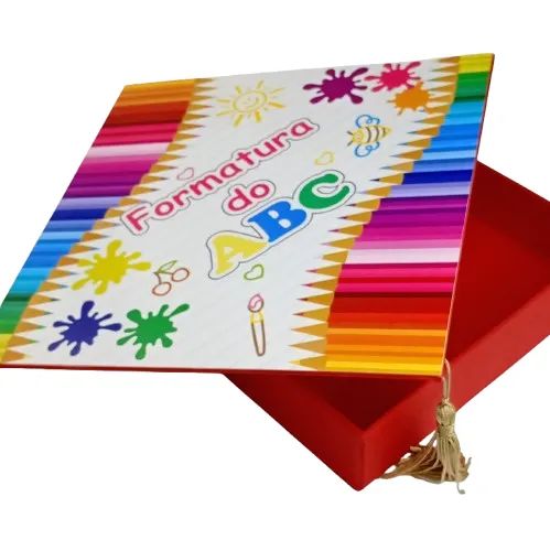 Caixas Cartonadas Para Lembrancinhas De Formatura Do abc - Foto 4
