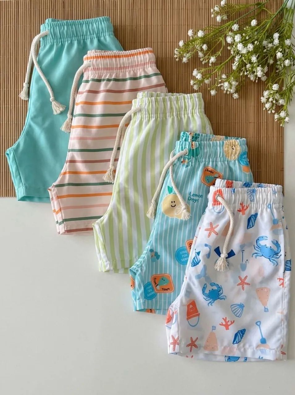 Bermuda Tactel infantil 