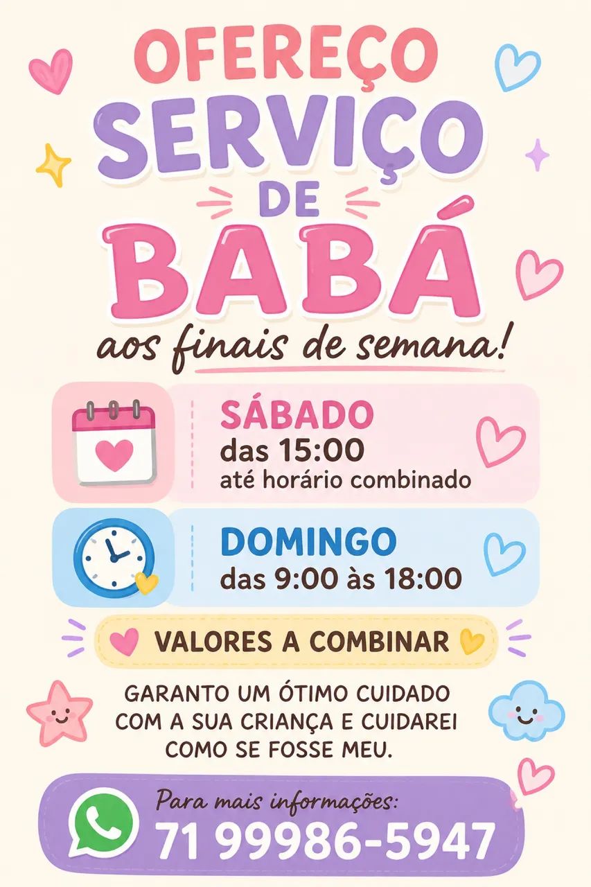 Servições de Babá