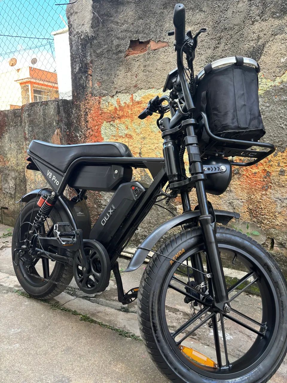 Bicicleta Elétrica V8 pro 2 baterias