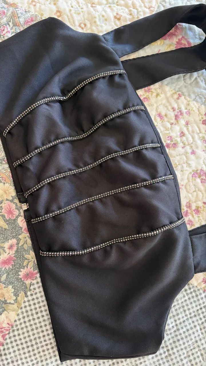 CONJUNTO SAIA E TOP COM BRILHO - Foto 4
