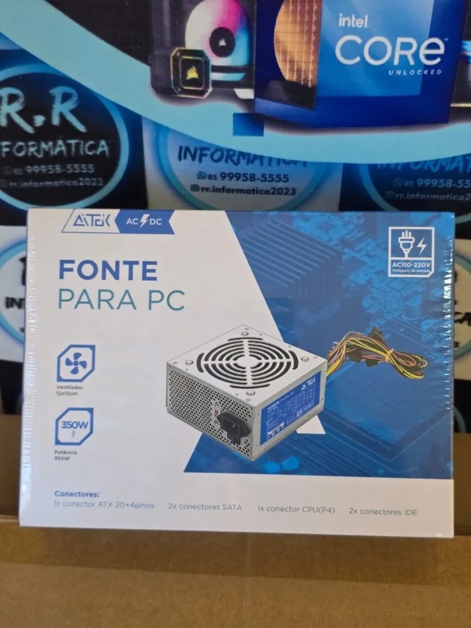 Fonte ATX para PC NOVA ZERO