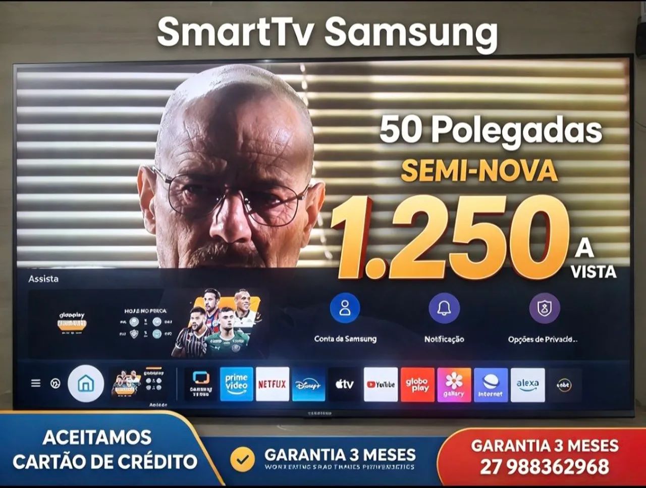 SmarTv Samsung 50 Polegadas
