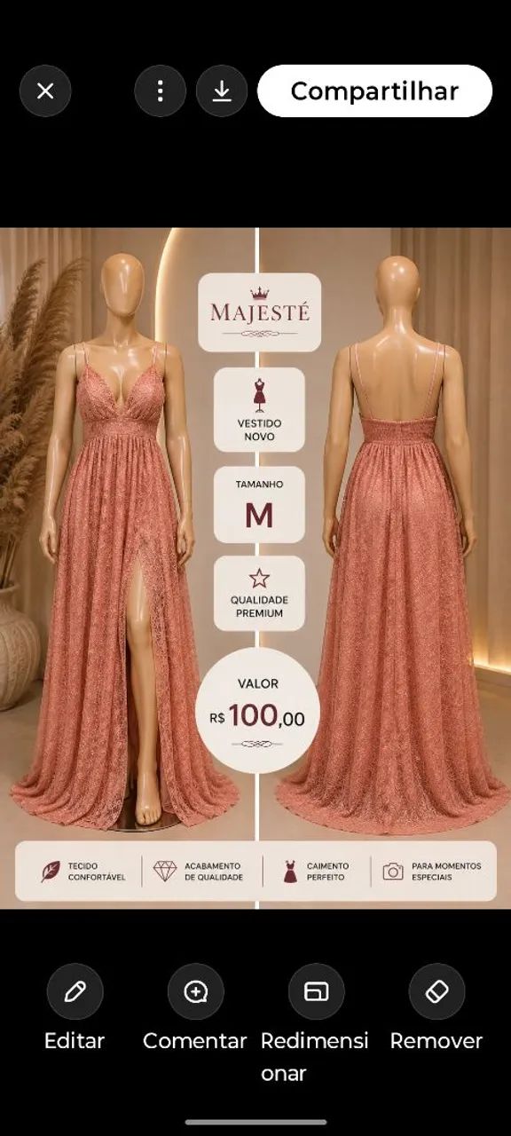 Vestidos novos e semi novos