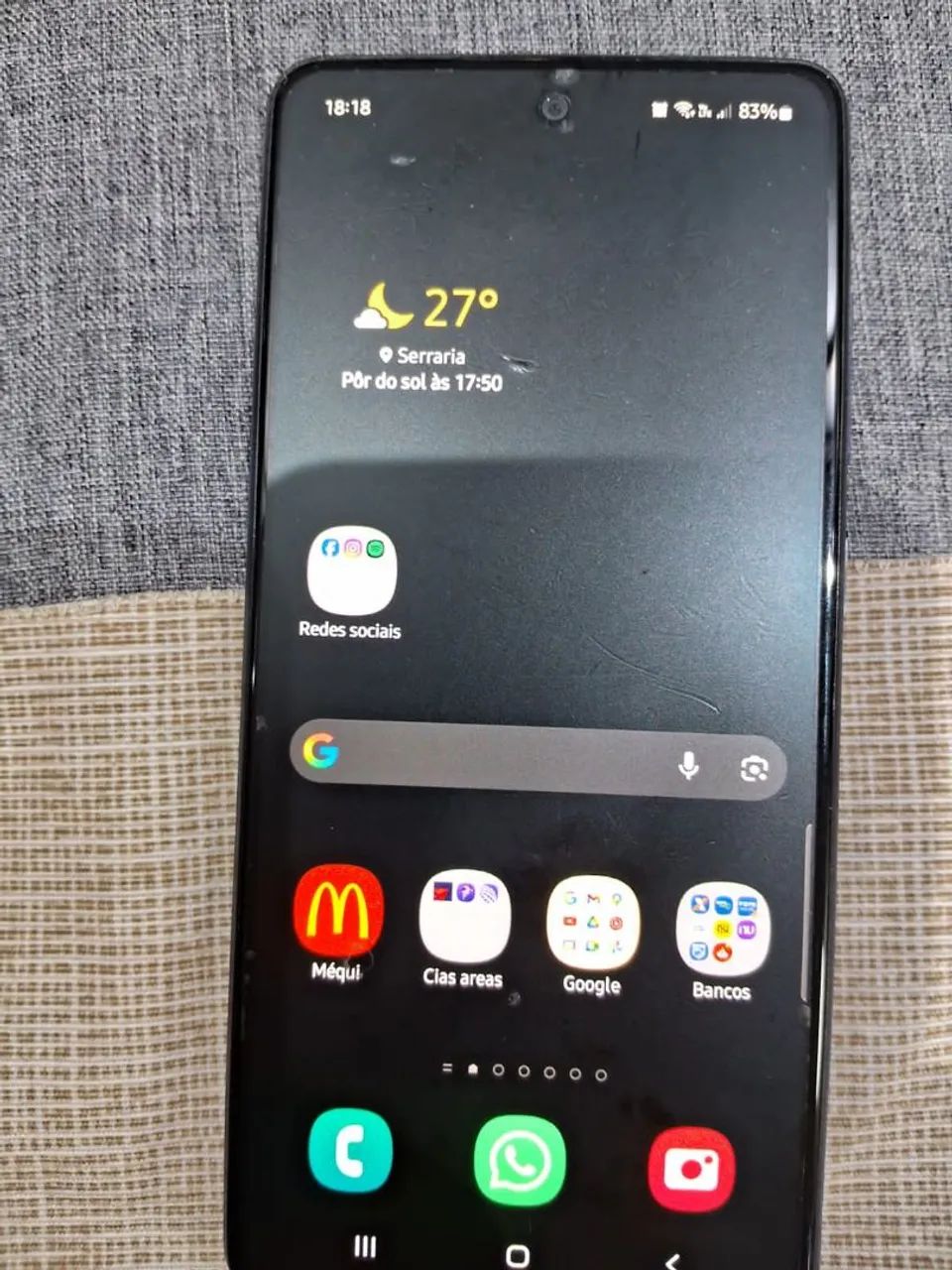 Celular Samsung A52 128GB Aceito troca em notebook