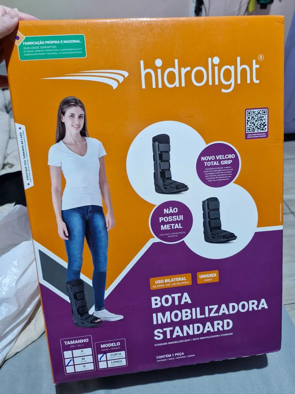 Bota Ortopédica Tamanho M - Foto 3