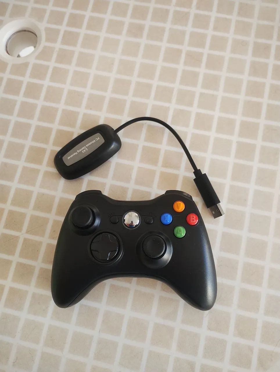 Controle sem fio compatível com Pc e Xbox 360 - Foto 2