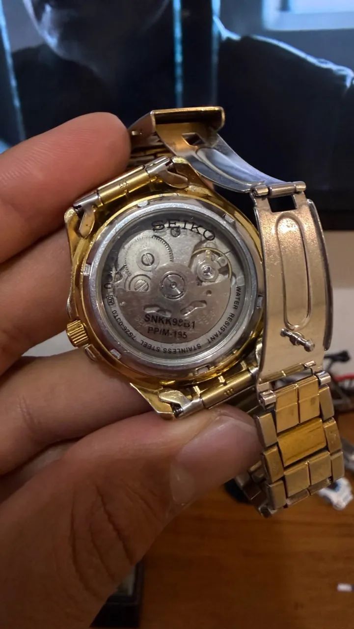 Seiko 5 automatic full gold snkk98b1 - Foto 3