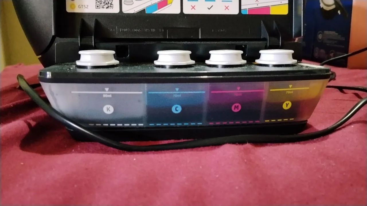 impressora marca HP com tanque de tinta multifuncional  - Foto 2