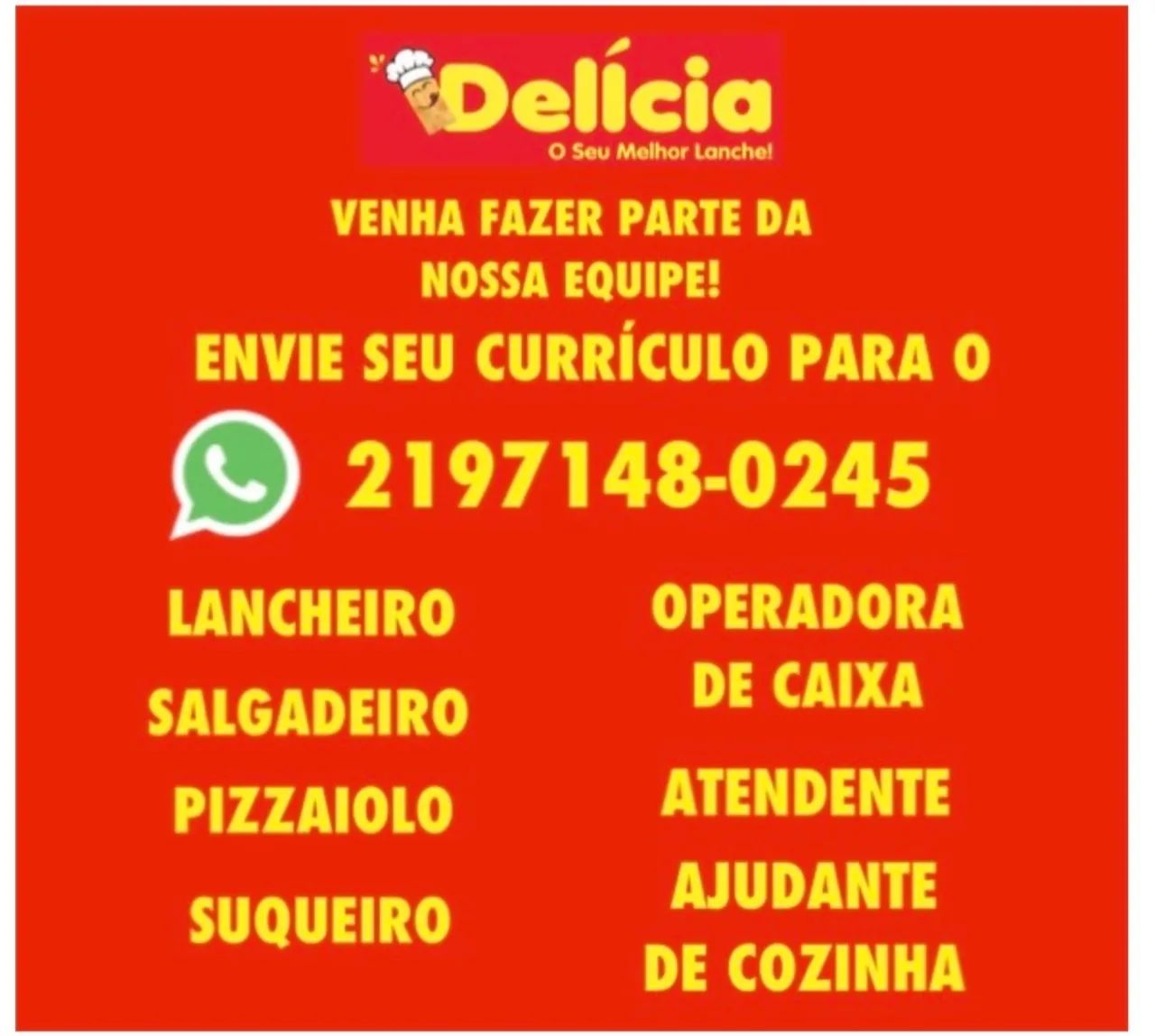 Vagas de emprego