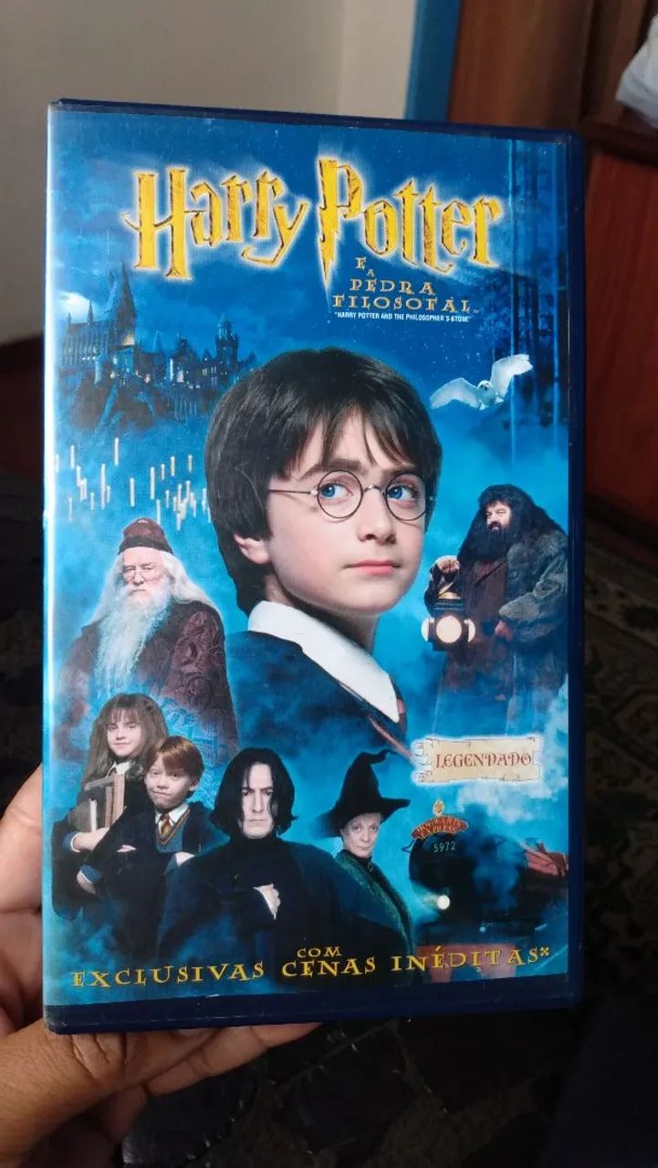 Fita vhs original Harry Potter legendado. 