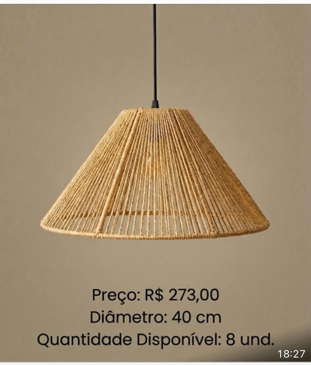 Luminária Decorativa 