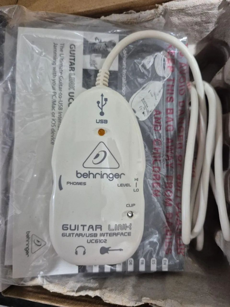 Interface de áudio Behringer Guitar Link UCG102 - Foto 3