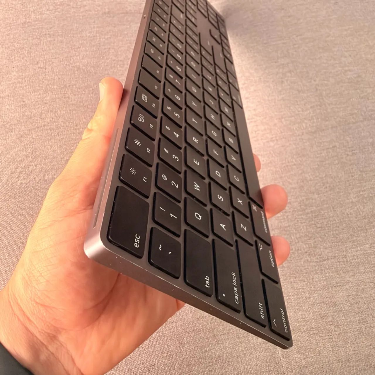 Teclado Numérico Apple Magic Keyboard Preto A1843 Lightining - Foto 5