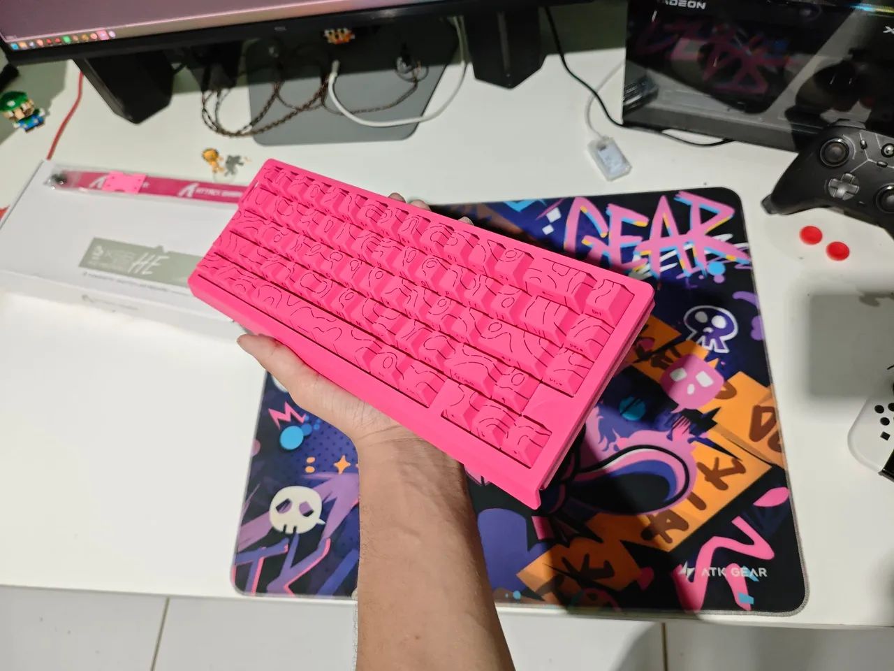 TECLADO MAGNÉTICO ATTACK SHARK X68 HE - Foto 2