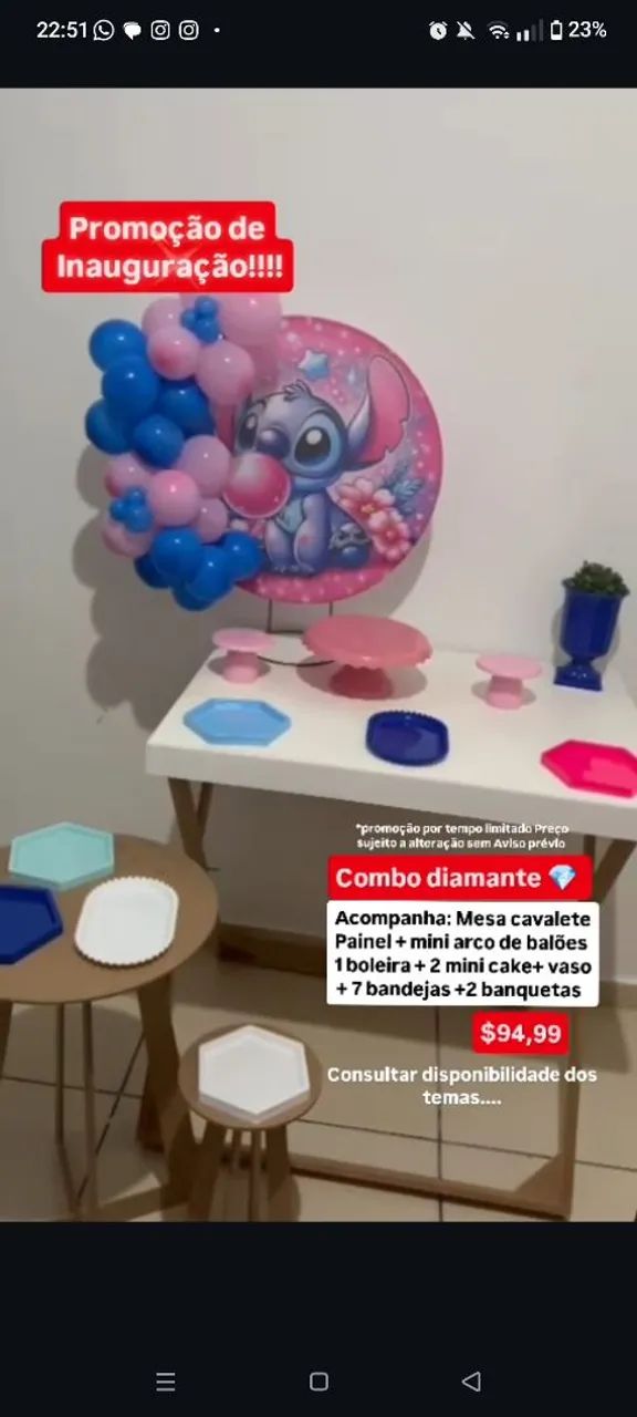 Mini festa na mesa - Foto 3