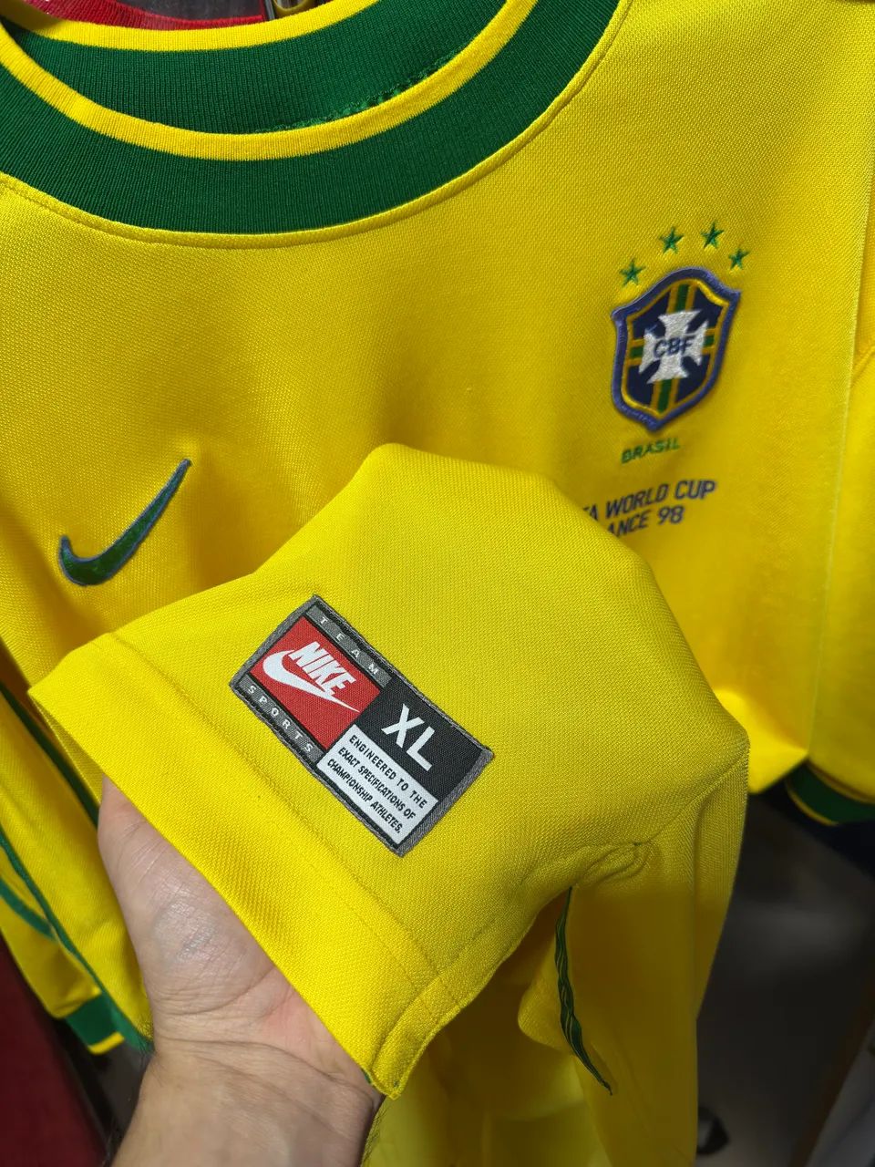 Camisa Seleção Brasil - 1998  - Foto 3