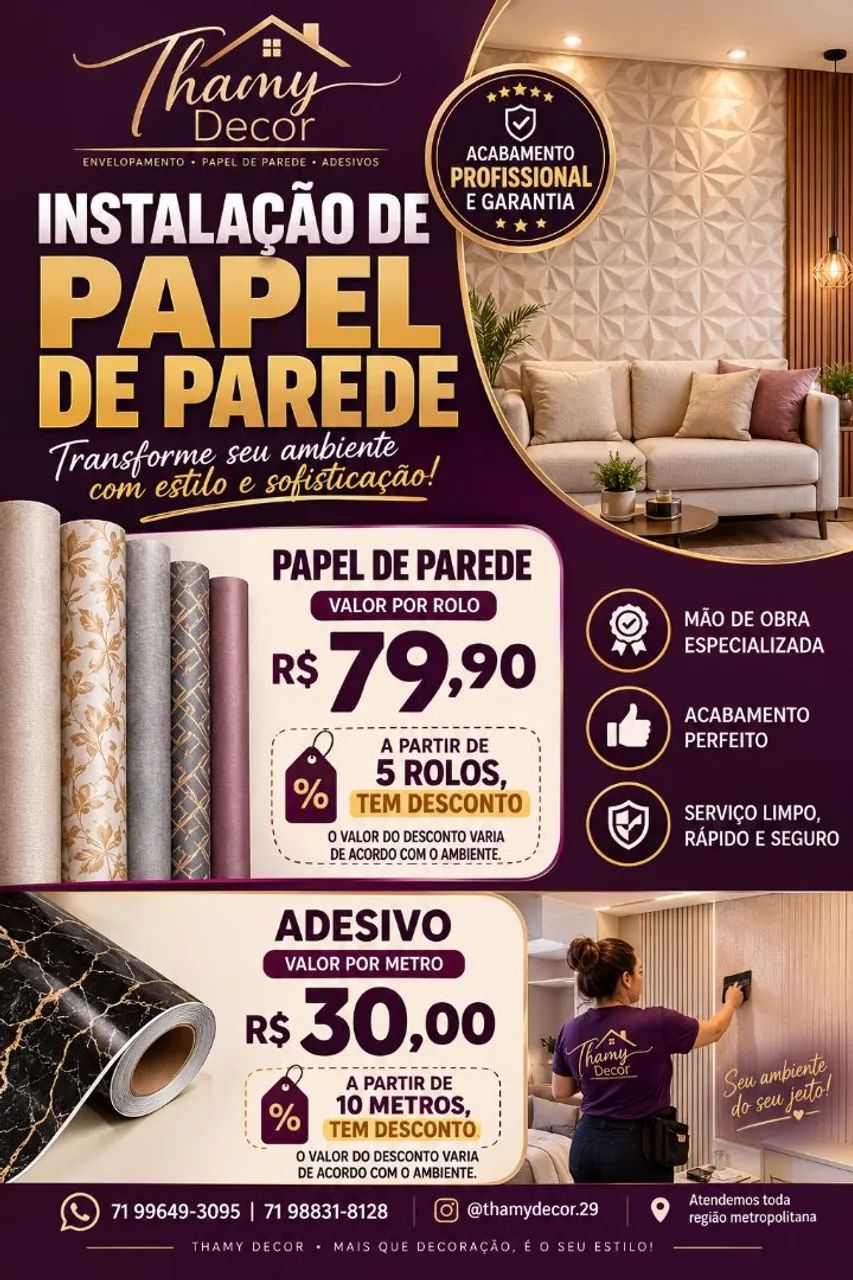 Papel parede