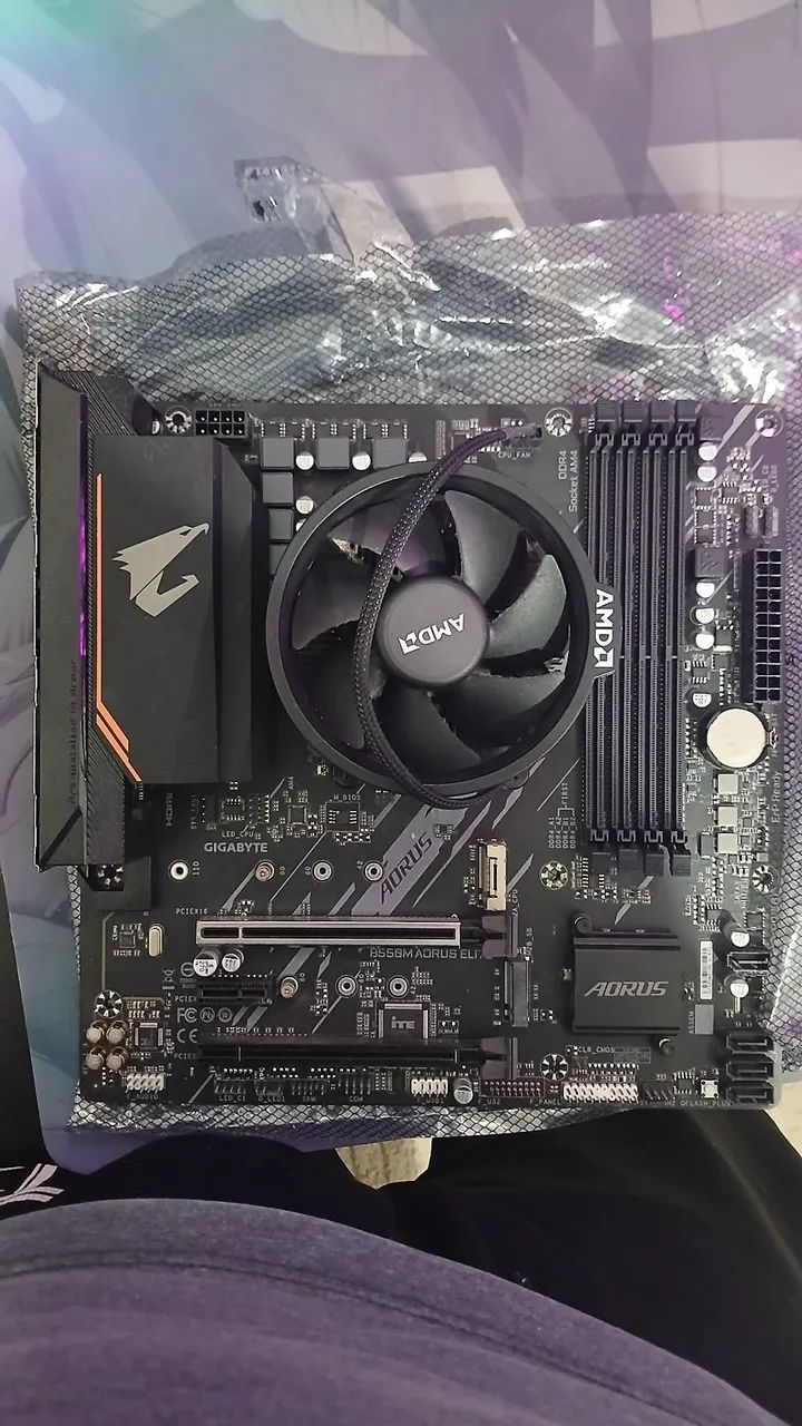 B550 AORUS ELITE E B450 PRO4-F - Foto 2