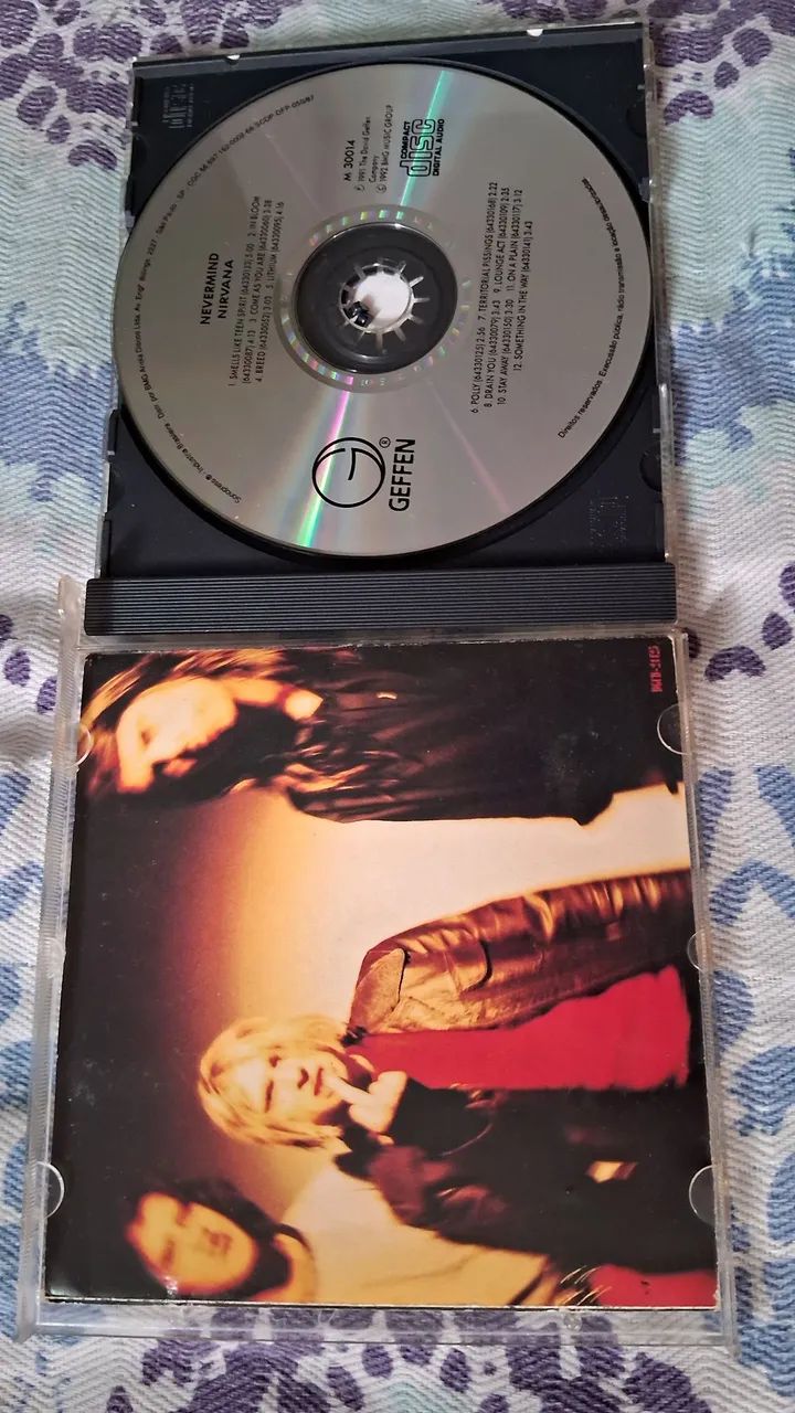 Cd Banda Rock Grunge Nirvana Nevermind surf skate - Foto 3
