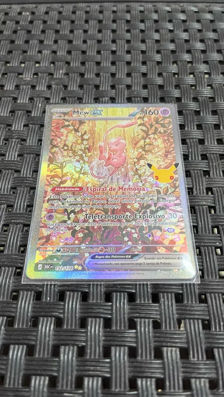 Carta Pokémon Mew ex 152/128 - Foto 2