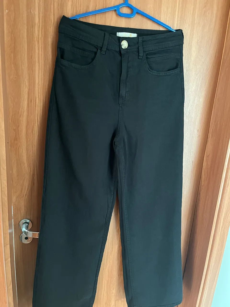 calça wide leg preta - Foto 3