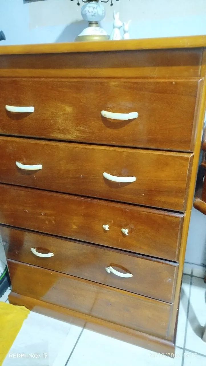 Cómoda antiga de madera - Foto 2