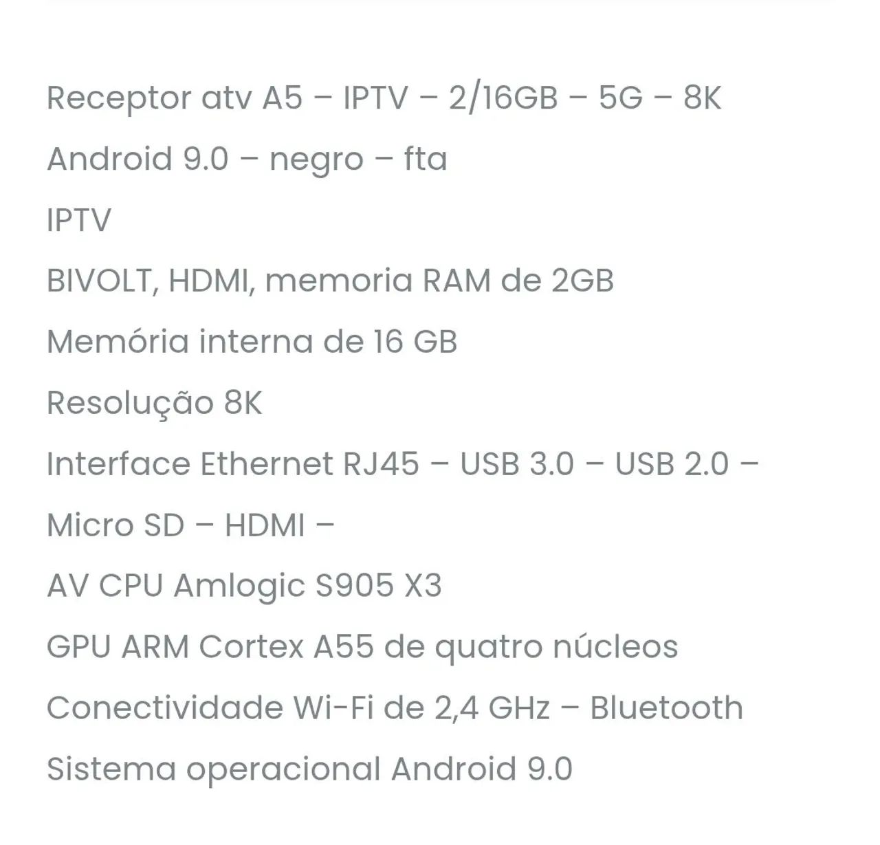 Aparelho smart ATV a5 - Foto 2
