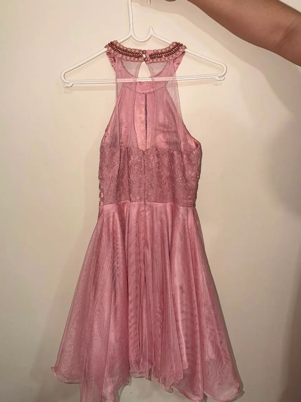 Vendo vestido rosa novo - Foto 3