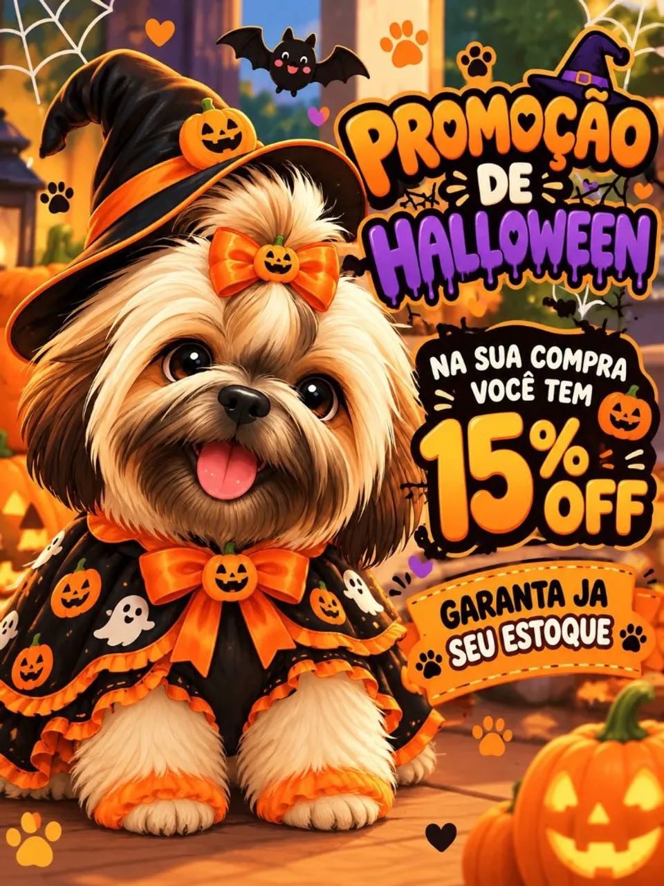 Adereços pet HALLOWEEN 