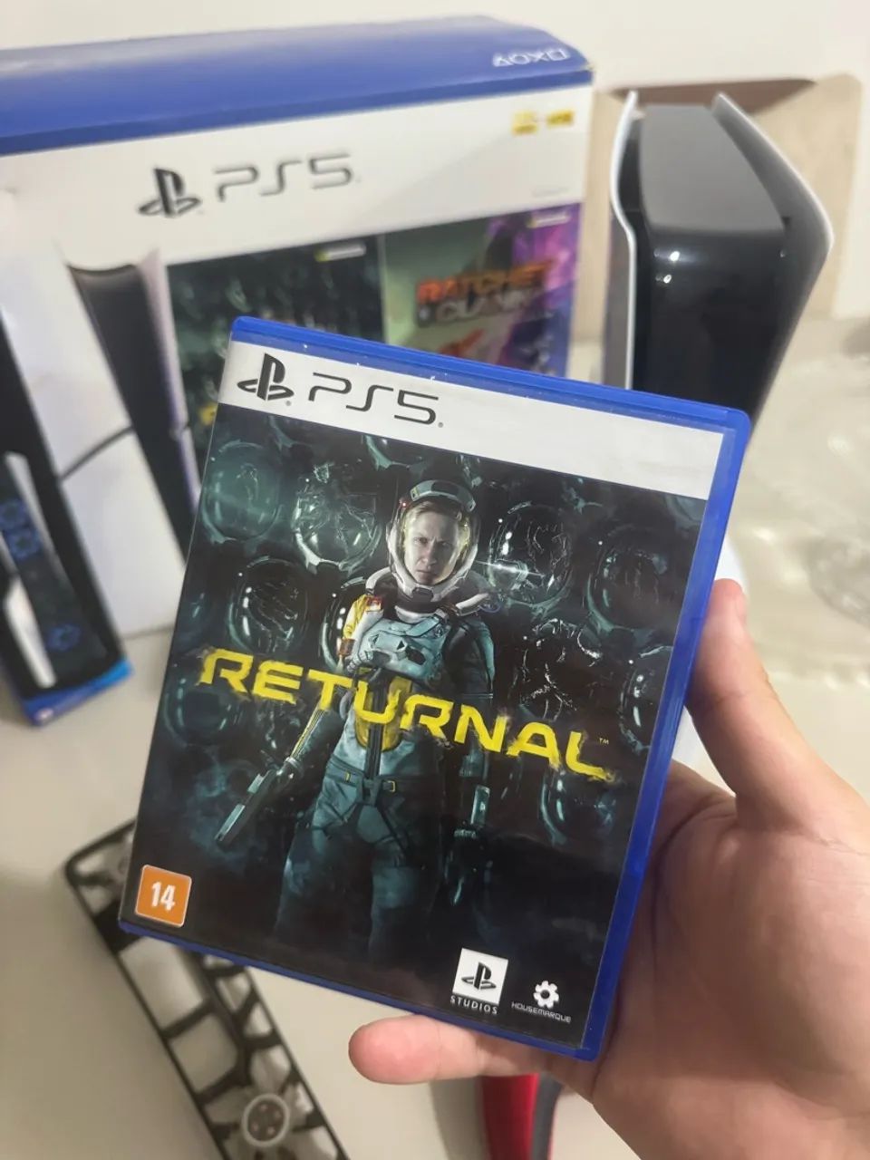 Ps5 slim com leitor completo - Foto 4