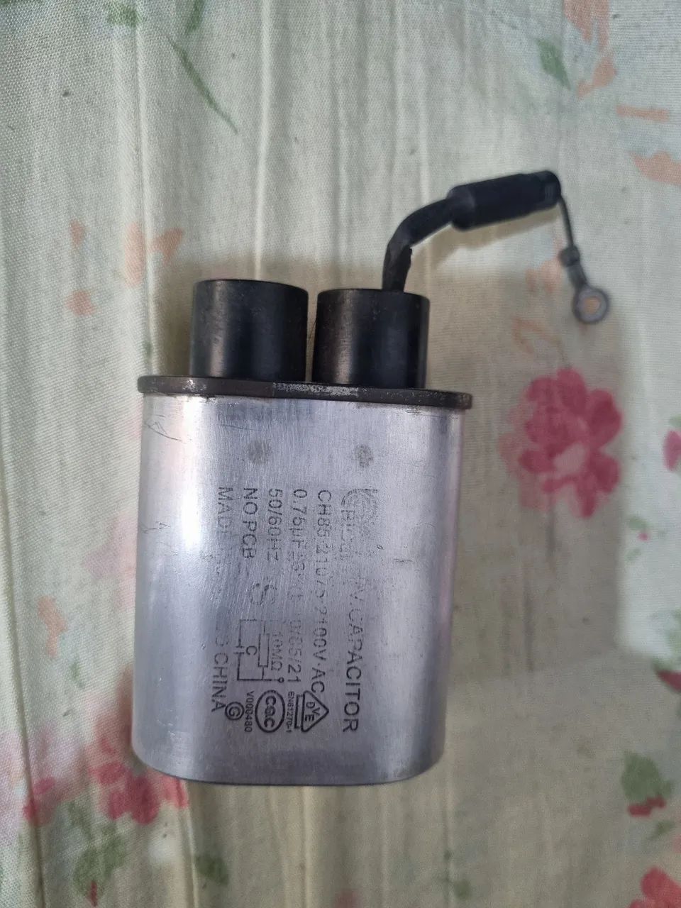 Capacitor 0.75uF2100v AC modeloch85 - Foto 4