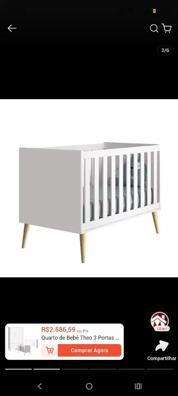 Berço Cama Reller Theo  - Foto 3