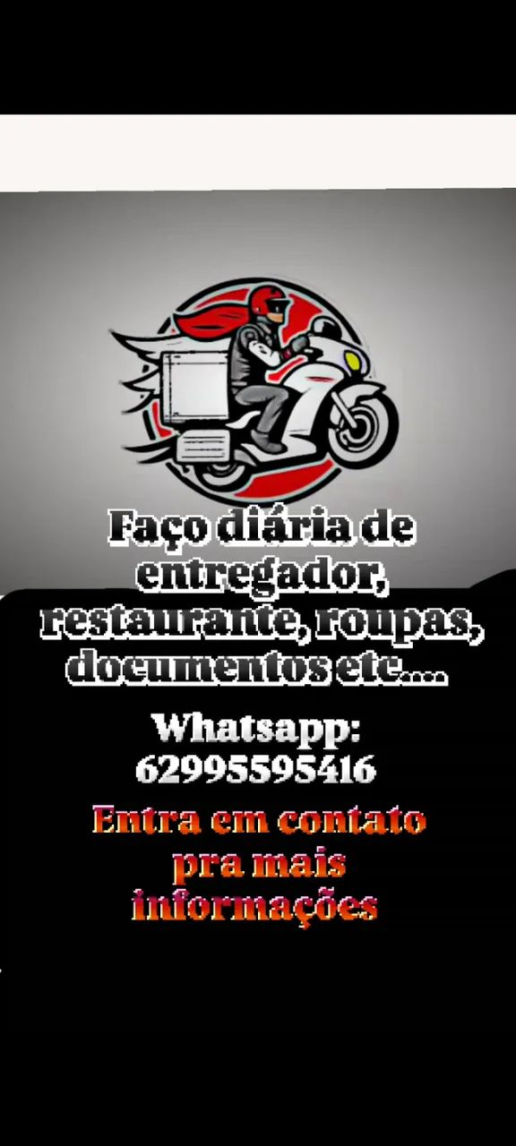 Faço entrega motoboy ?