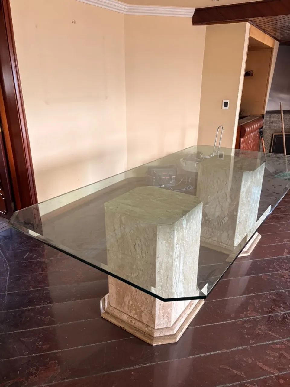 MESA DE JANTAR DE VIDRO - Foto 2