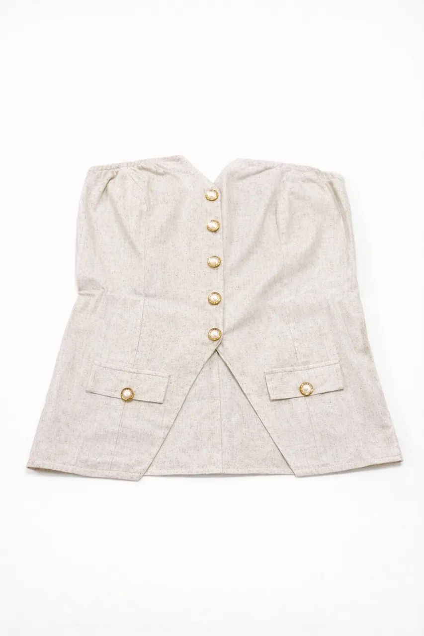 Kit 3 Blusas Femininos Elegantes tomara que caia  - Foto 2