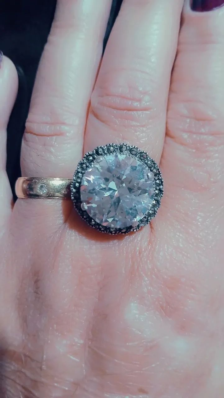 Anel em prata com zirconia  - Foto 5