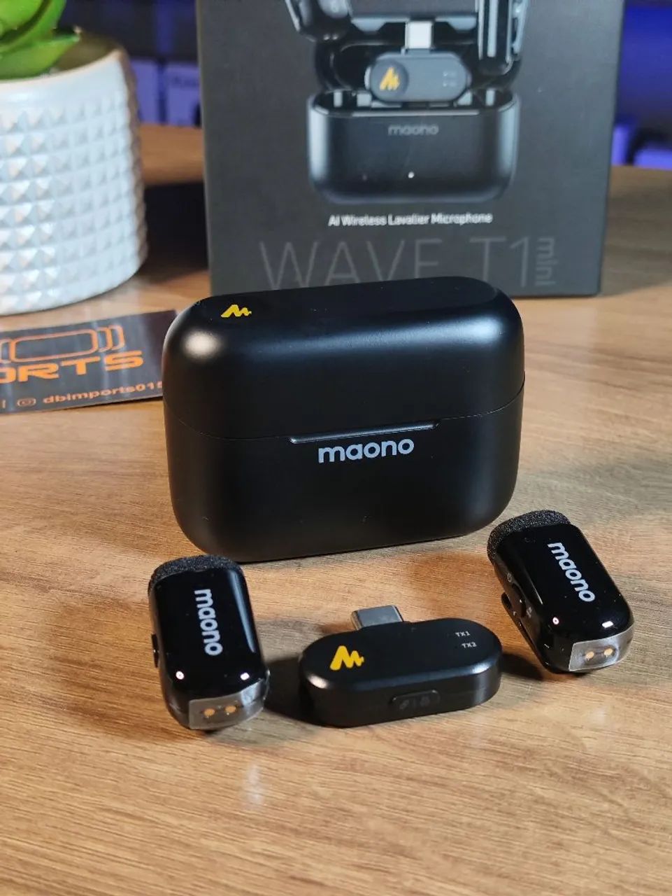 Microfone de Lapela Maono T1 Mini  - Foto 2