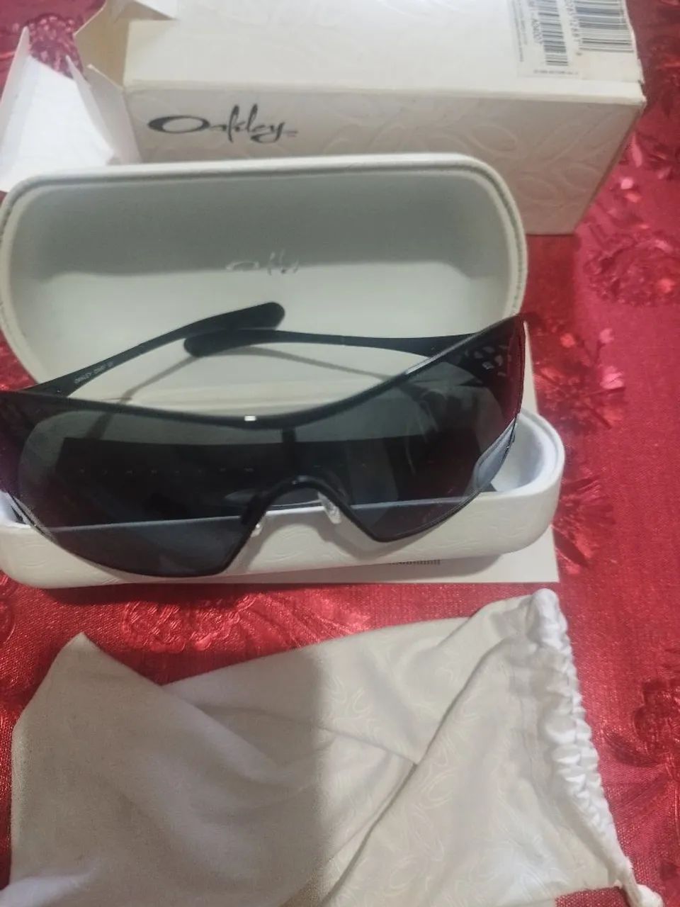 Óculos oarkley preto original 