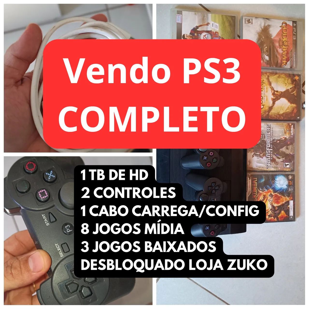 PS3 DESBLOQUEADO - Foto 2