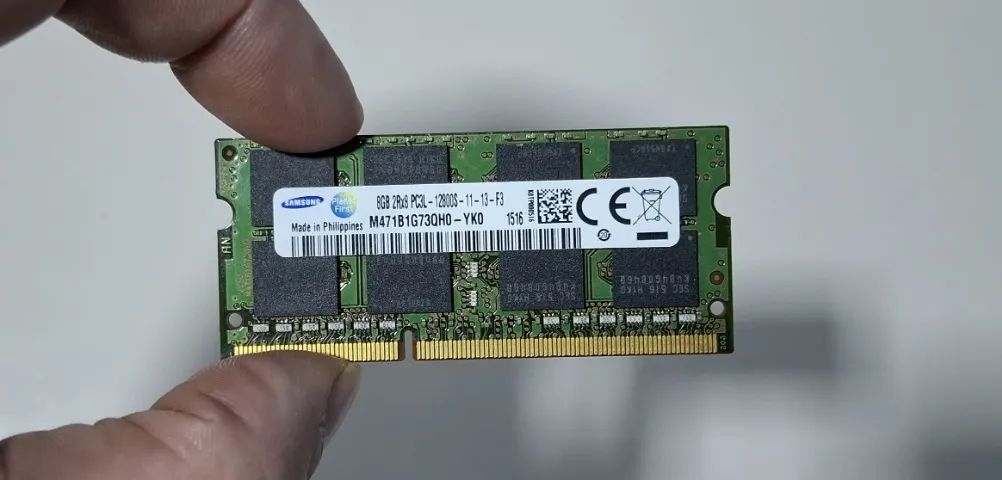 Memória RAM Samsung 8GB DDR3L 1600MHz para Notebook (PC3L-12800S