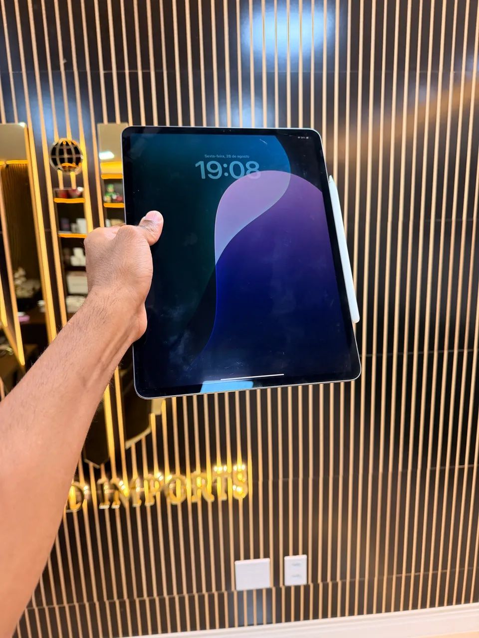 IPAD PRO - APLLE 12.9 POLEGADAS ( C/ APPLE PENCIL ORIGINAL) - Foto 5