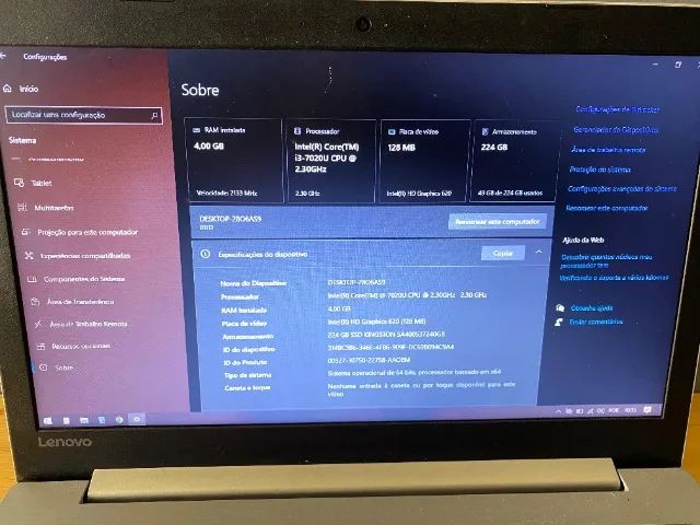 Notebook Lenovo Ideapad 330