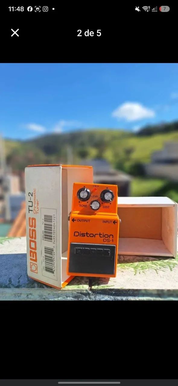 Boss DS-1 Distortion - O clássico laranjinha da Boss ?<br
