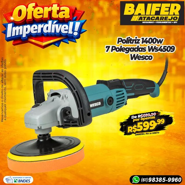 Politriz 1400w 7 Polegadas Ws4509 Wesco