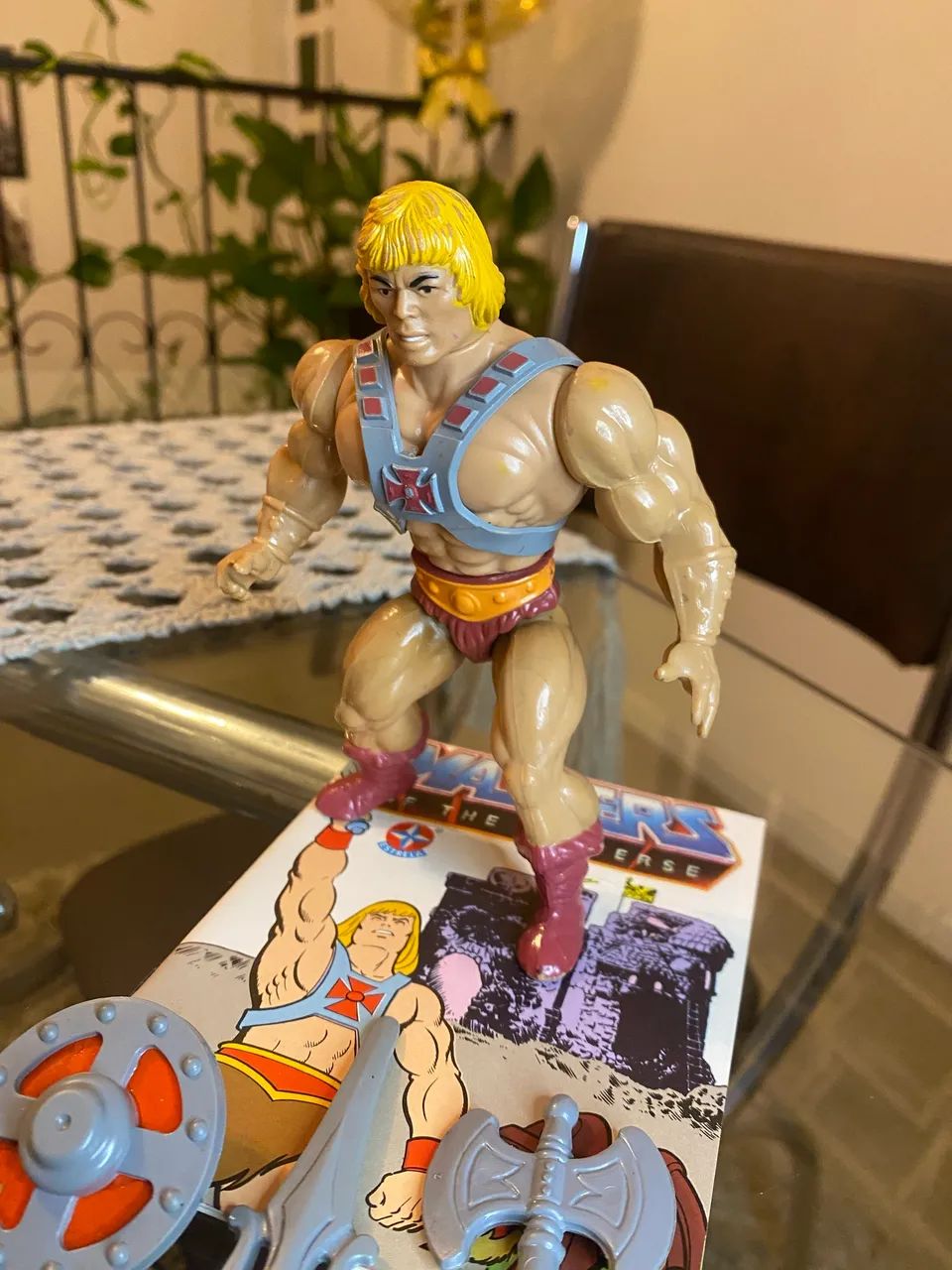 HE MAN ESTRELA COMPLETO + GIBI ORIGINAL  - Foto 3