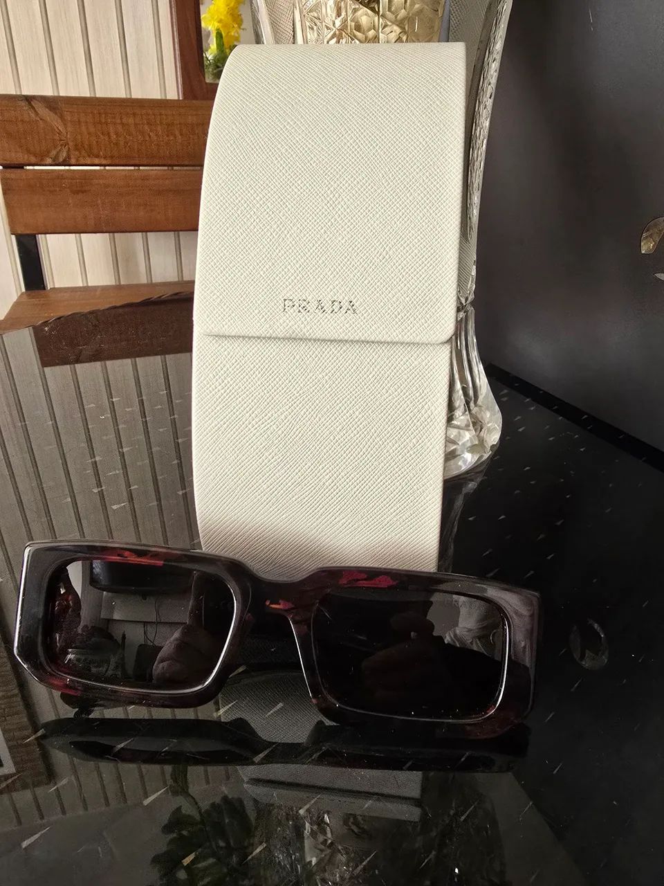 Óculos de Sol Prada SPR 06Y Original + Estojo